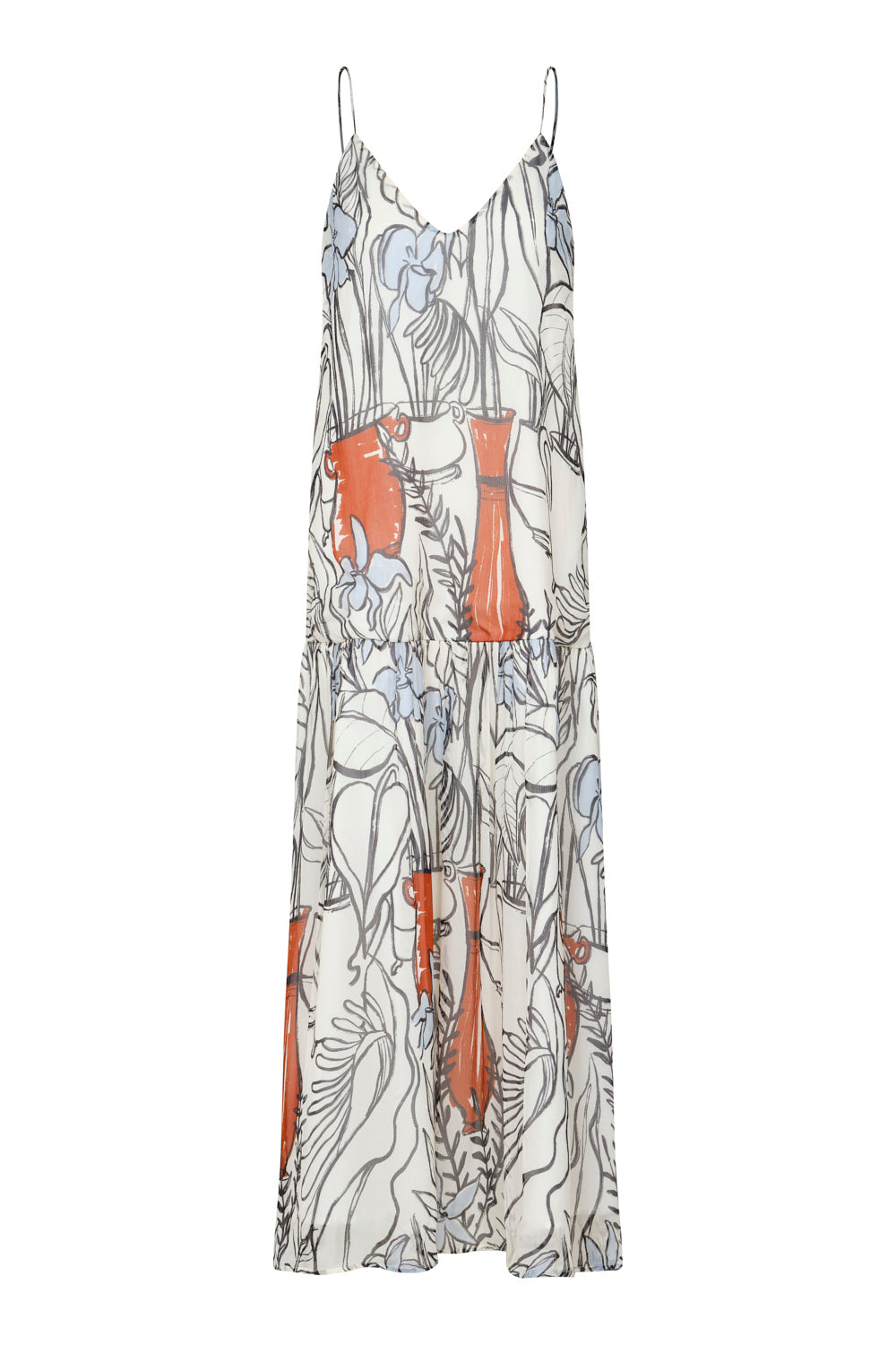 Vestido lyon terracota