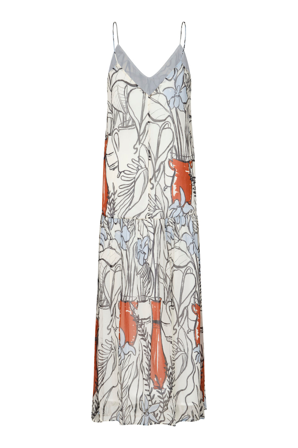 Vestido lyon terracota