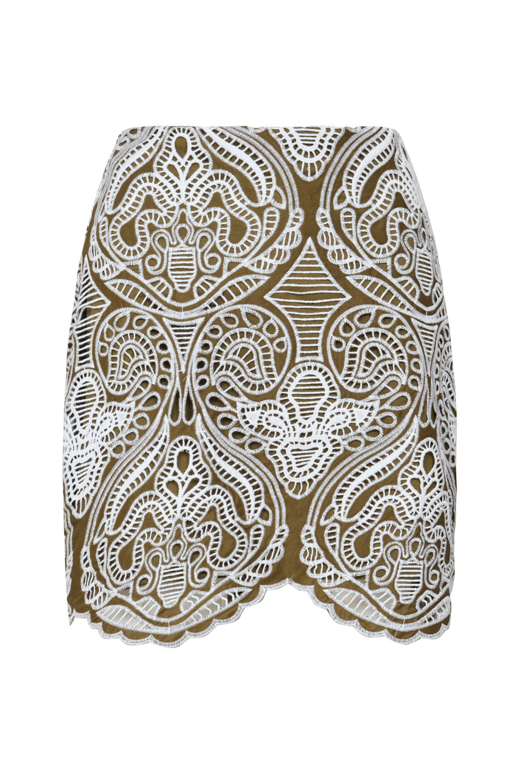 Falda mariane verde oliva