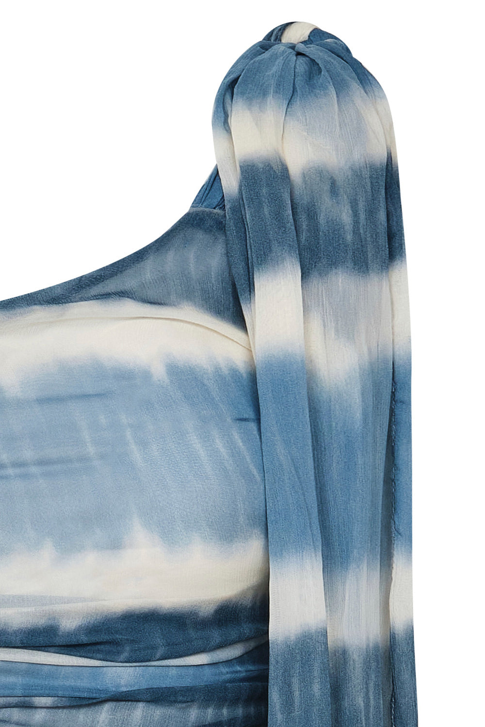 Crop top abadia azul indigo natural