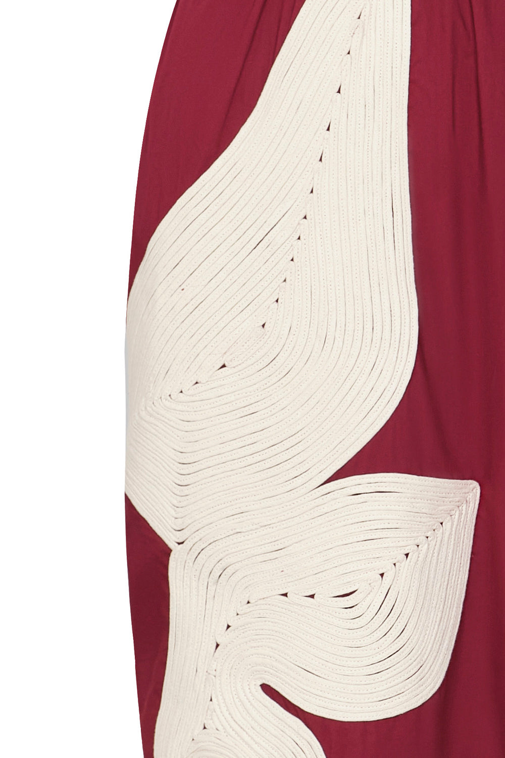 Vestido monte abbey Vinotinto