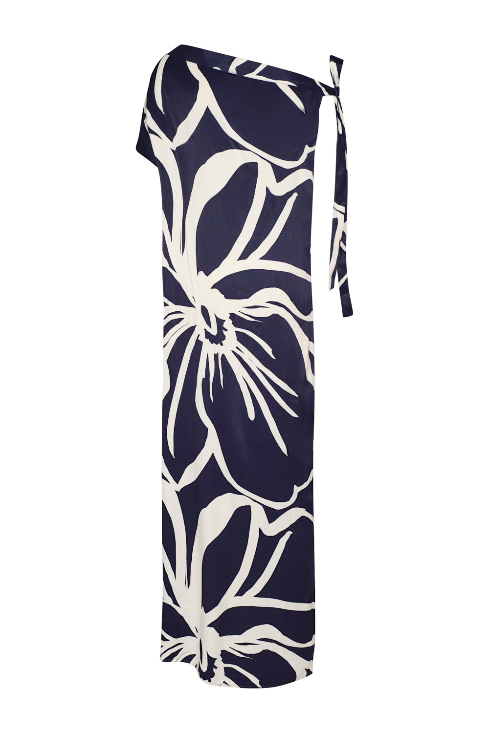 Vestido siena azul ivory navy