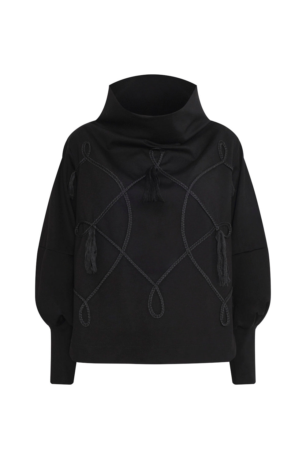 Saco new scarllett negro bordado