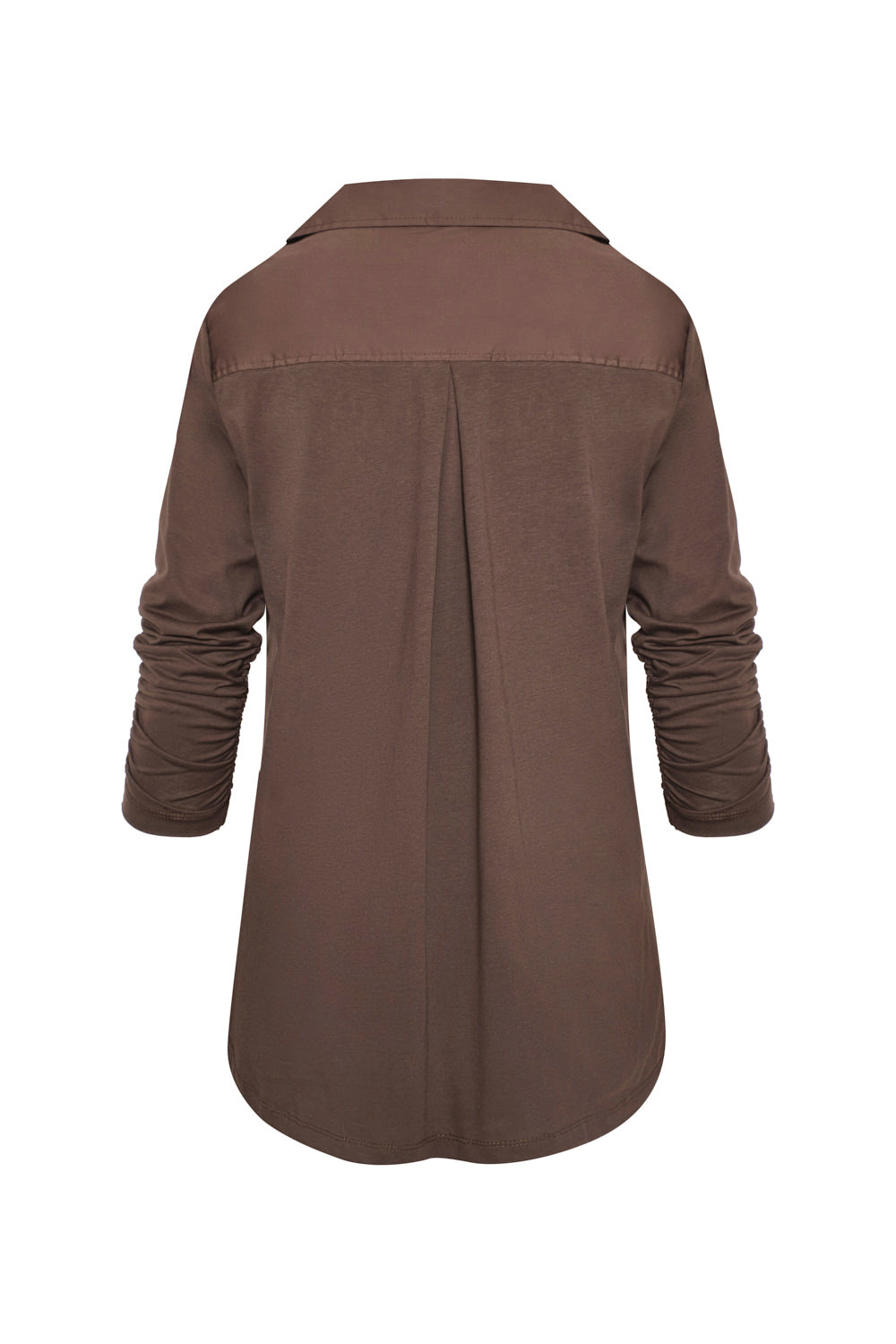 Camiseta bianca brown