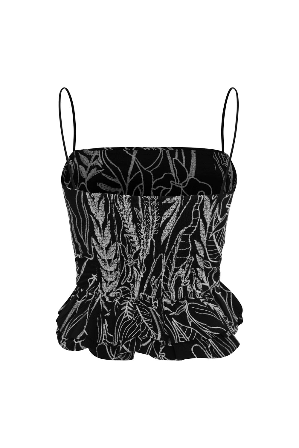 Crop top maia negro