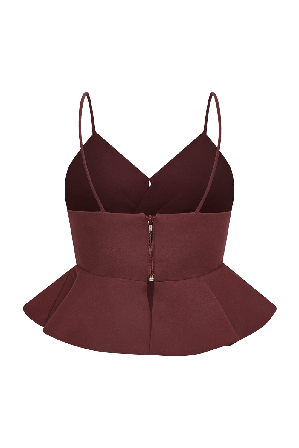 Crop top savia ruby wine