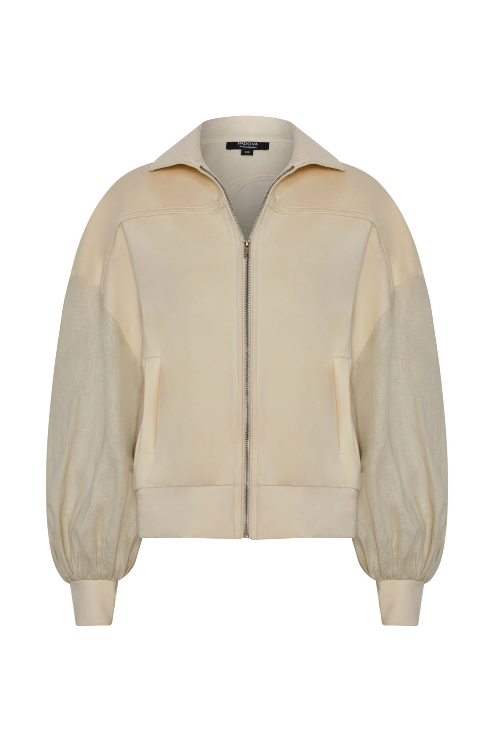 Chaqueta tessa bordado escorpión vainilla