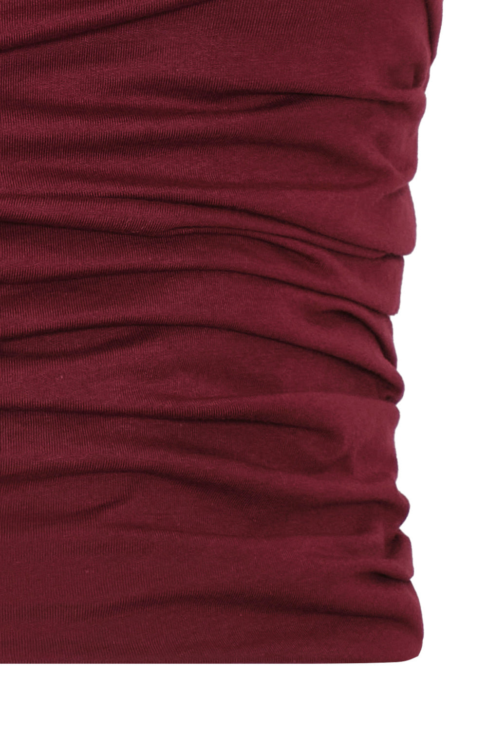 Crop top pearl vinotinto