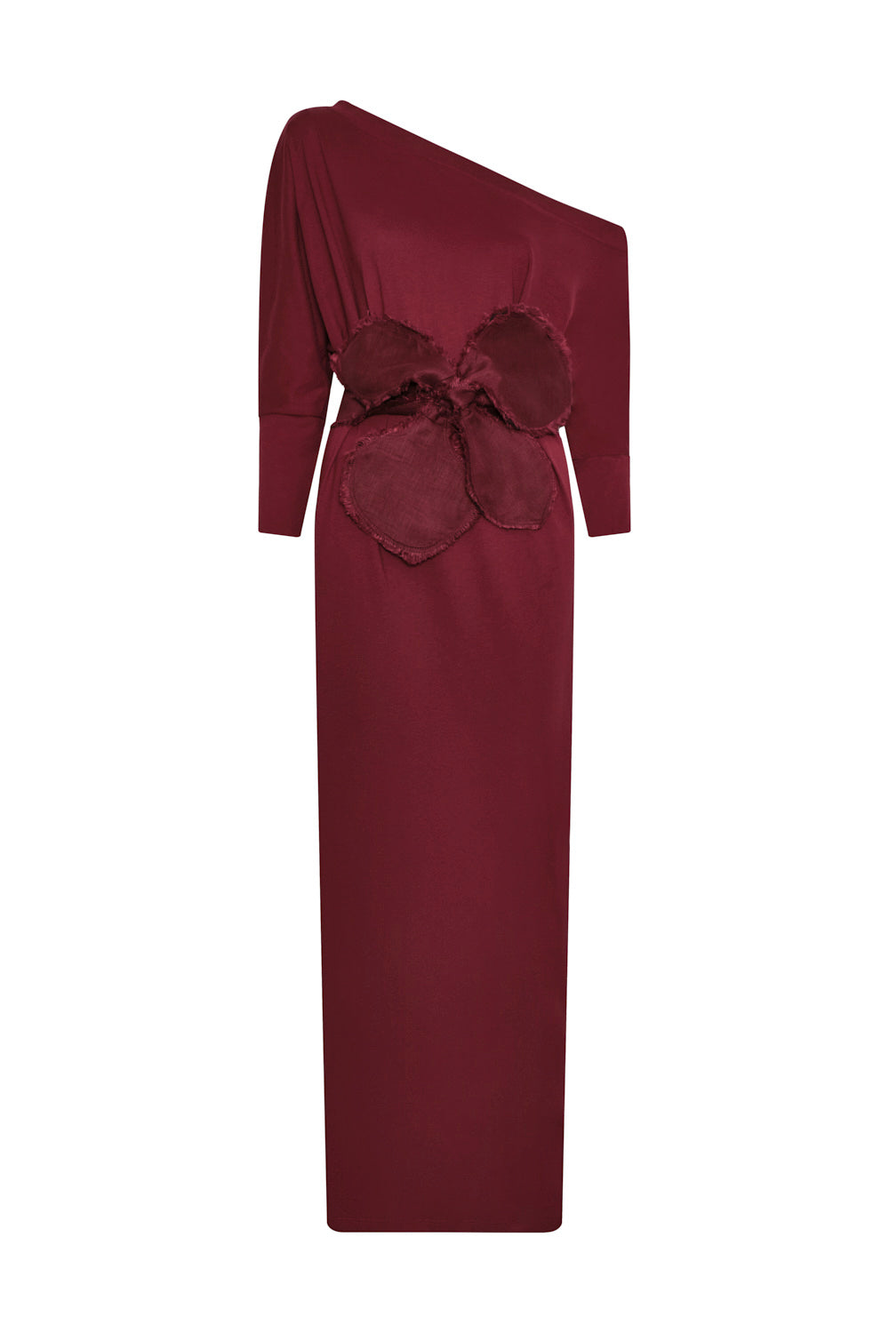 Vestido luna di positano vino