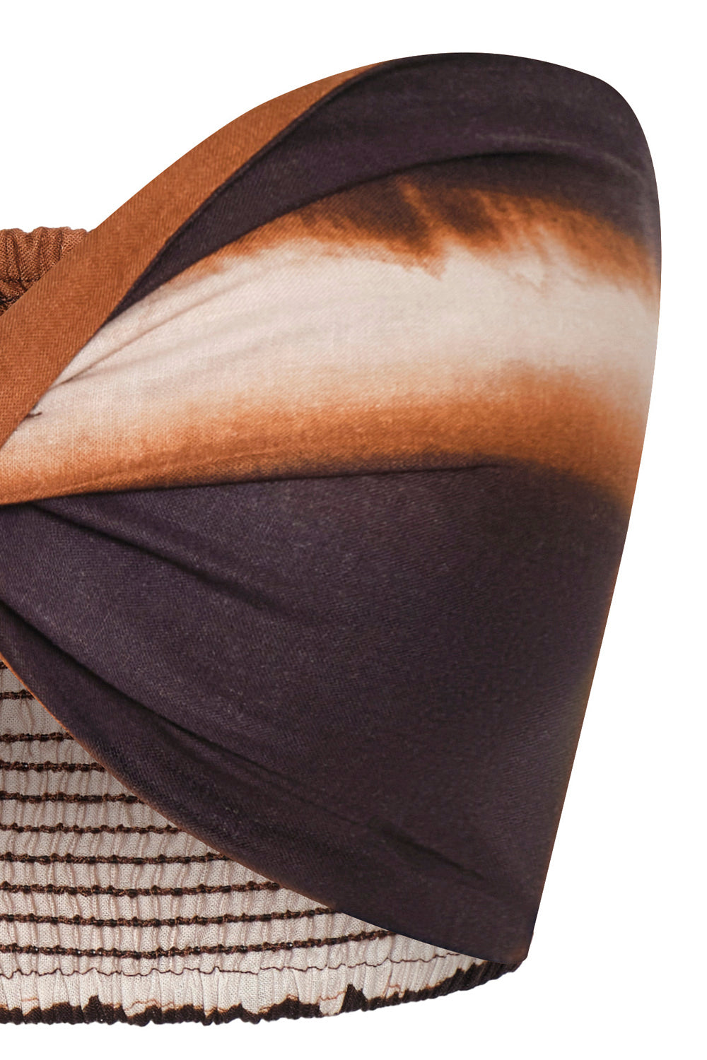 Crop top cielo natural terracota