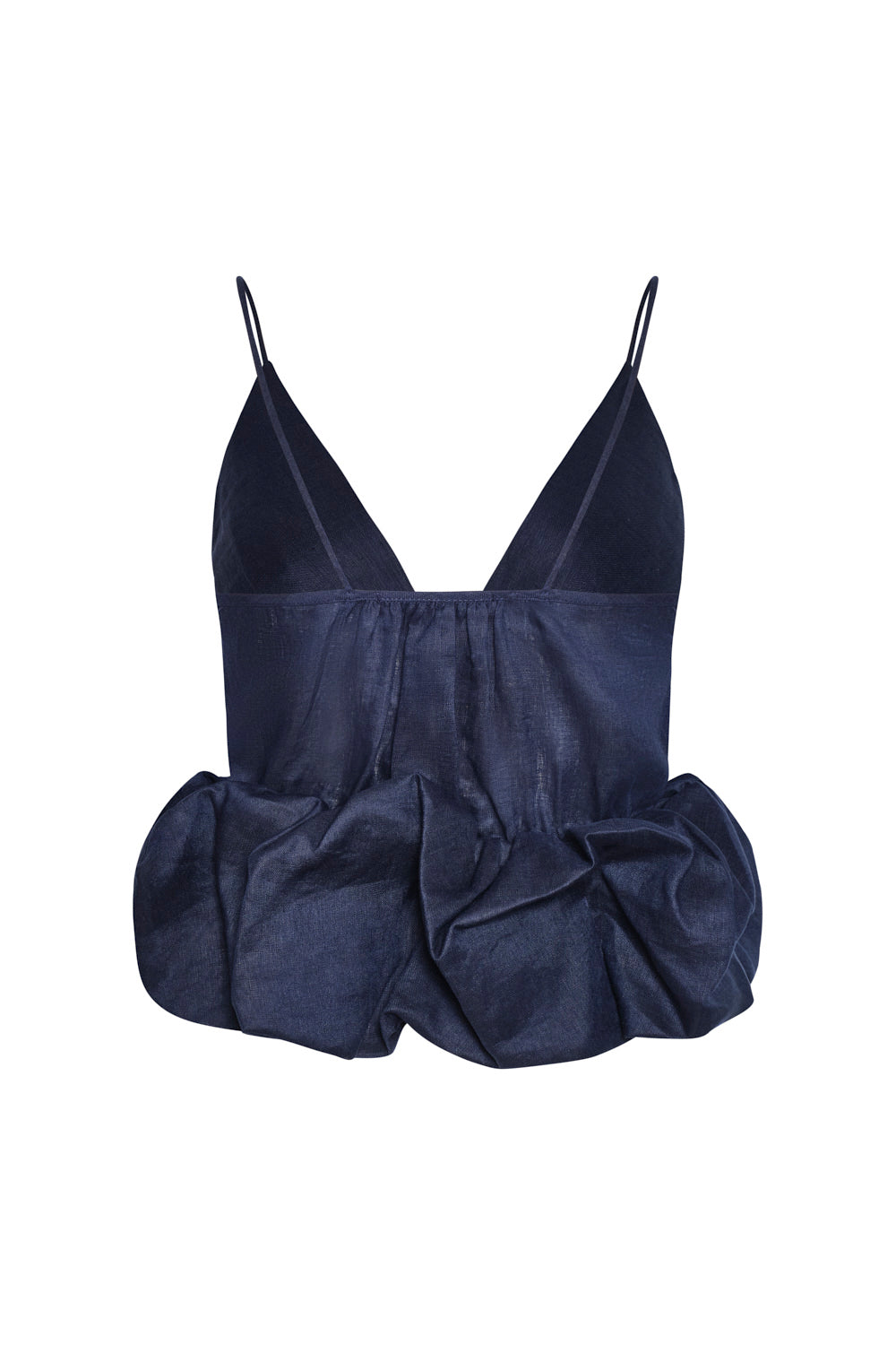 Blusa sintra azul navy lino