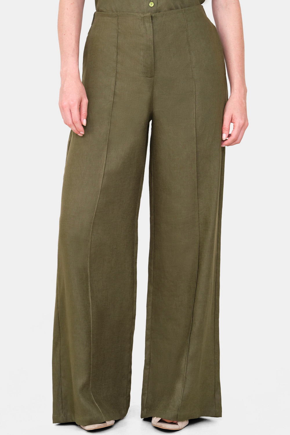 Pantalon cala verde oliva