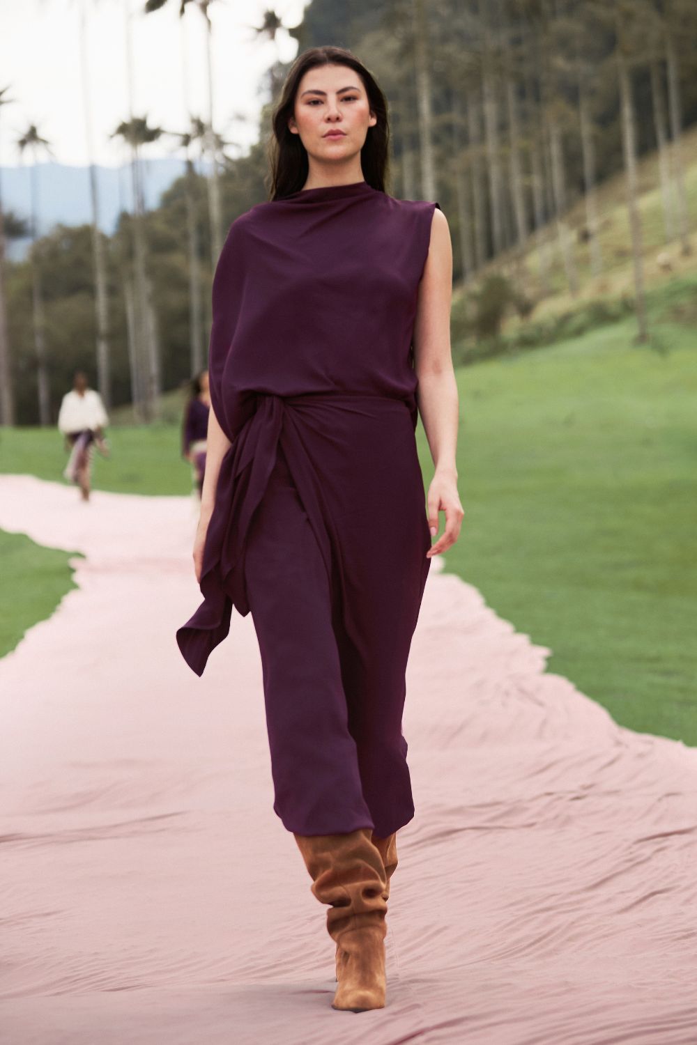 Pantalón valle dorado dark purple