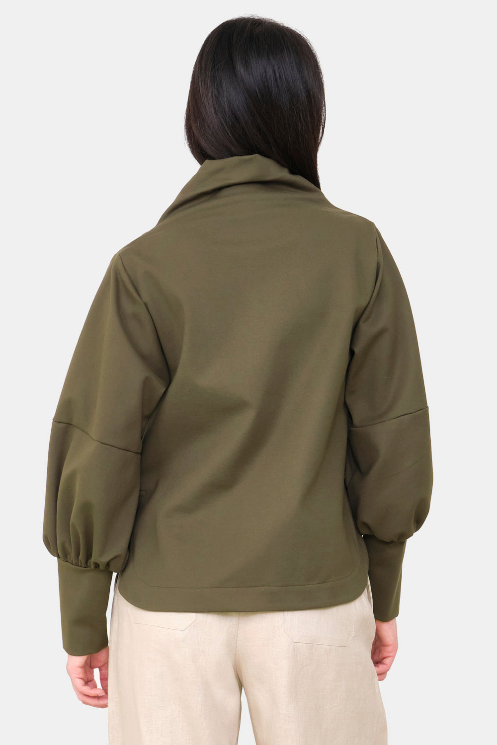 Saco florah verde oliva