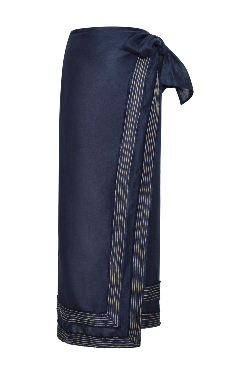 Falda salina azul navy