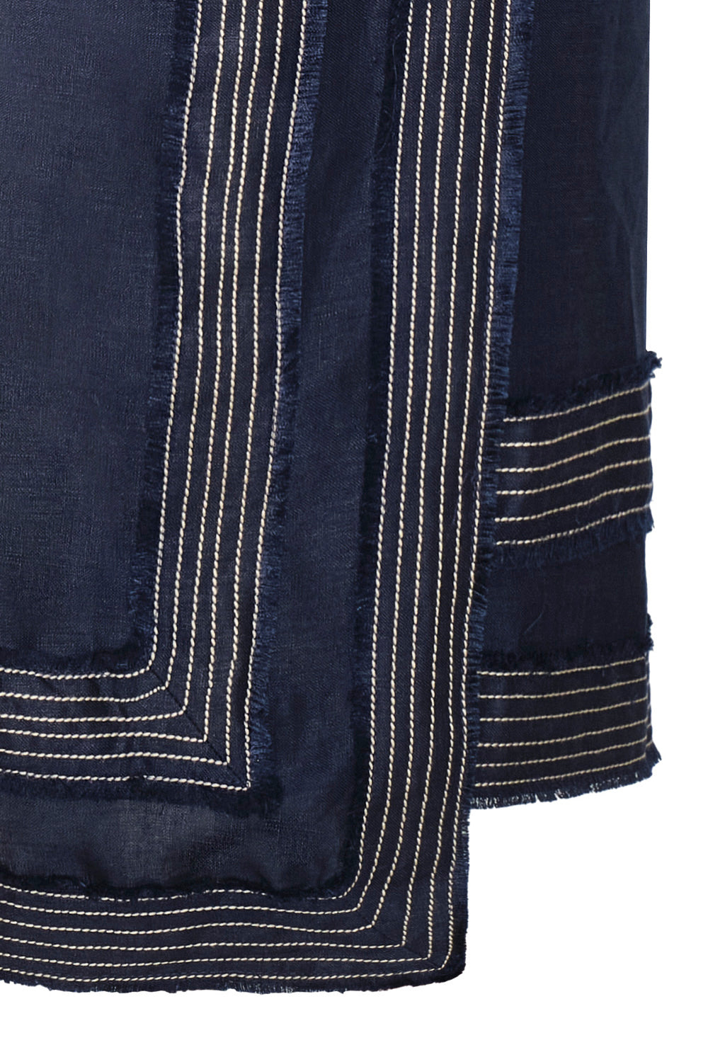 Falda salina azul navy