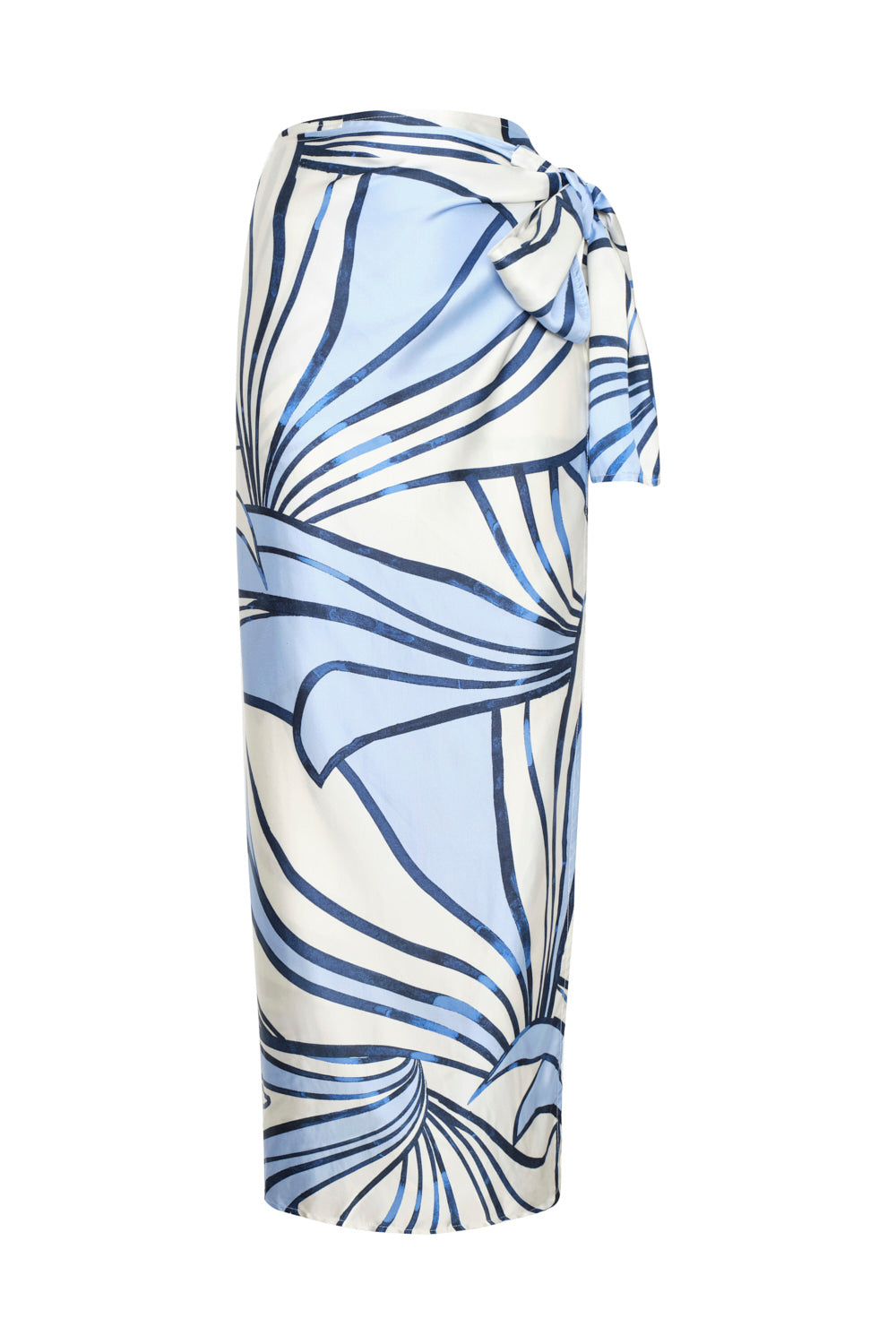 Falda samo ivory navy