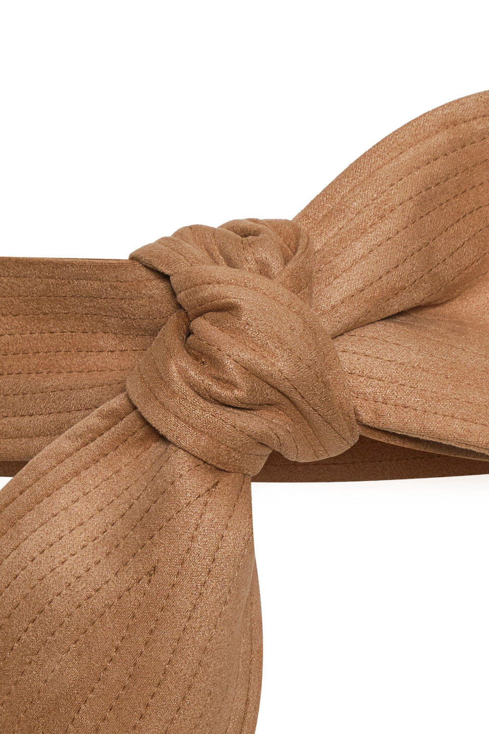 Cinturón gia taupe suede