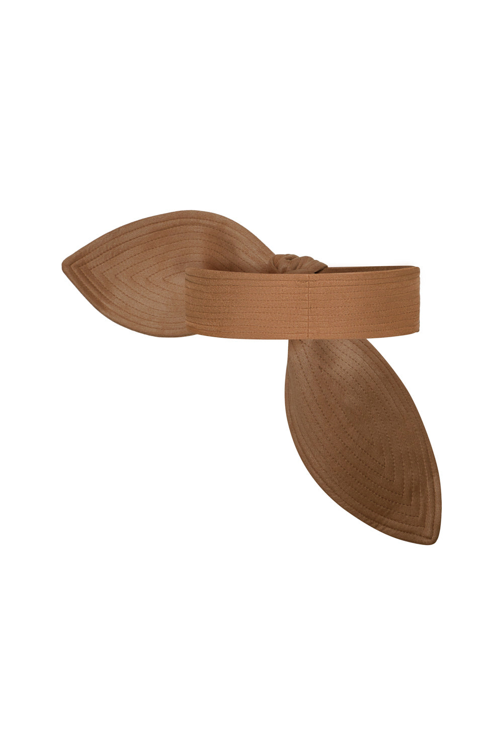 Cinturón gia taupe suede