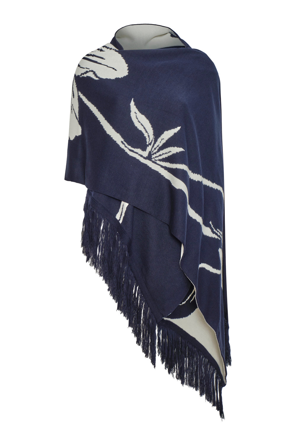 Bufanda yu moon azul natural