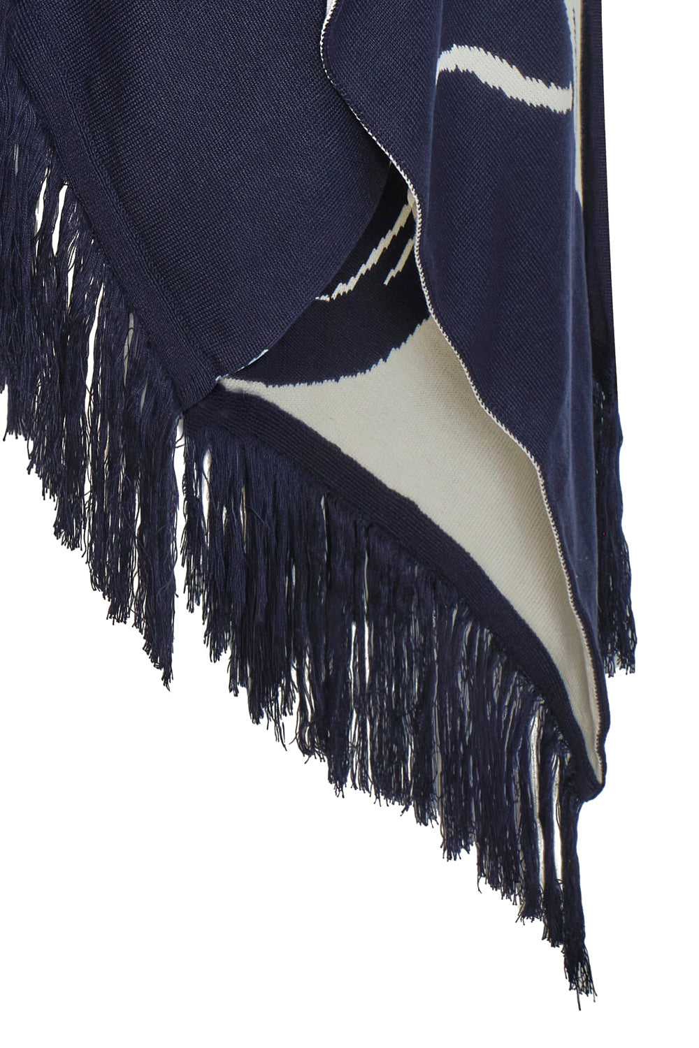 Bufanda yu moon azul natural