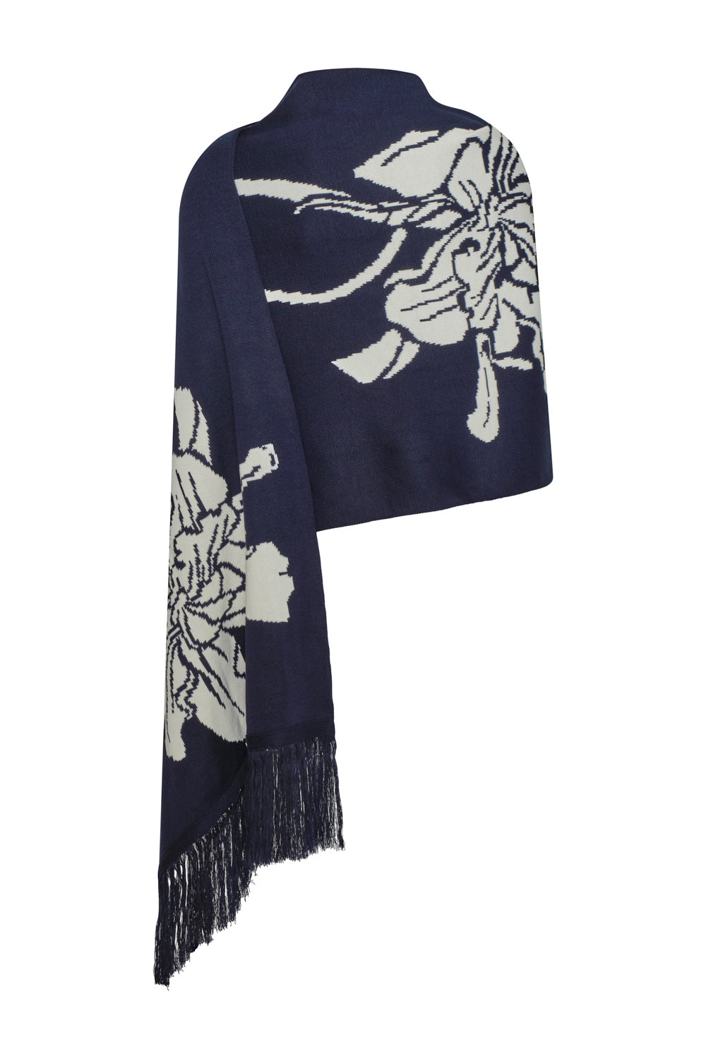 Bufanda yu moon azul natural
