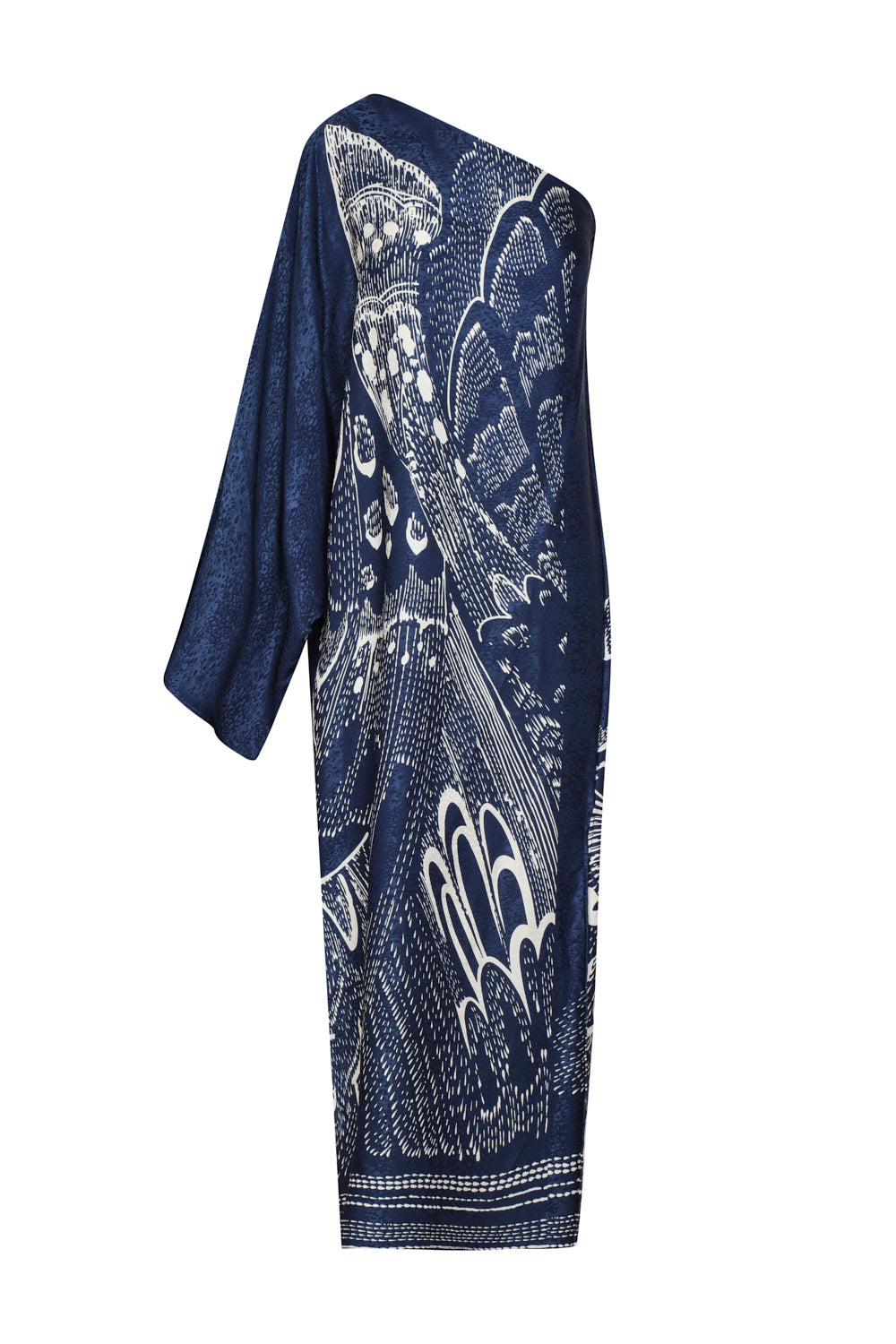 Vestido selma azul ivory