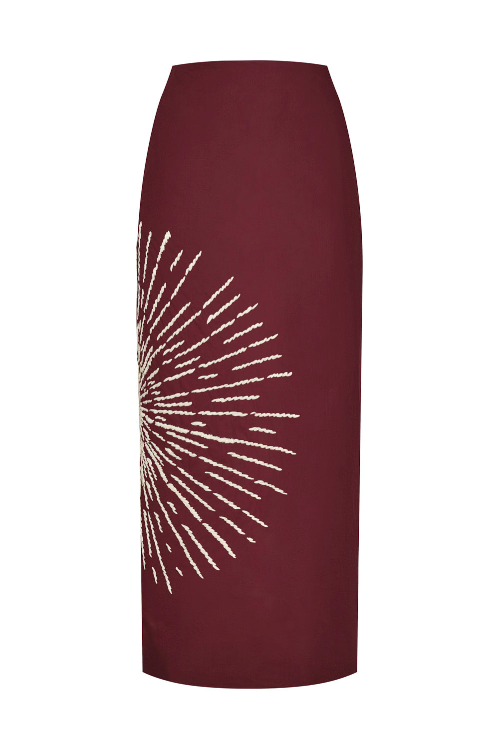 Falda venecia vinotinto
