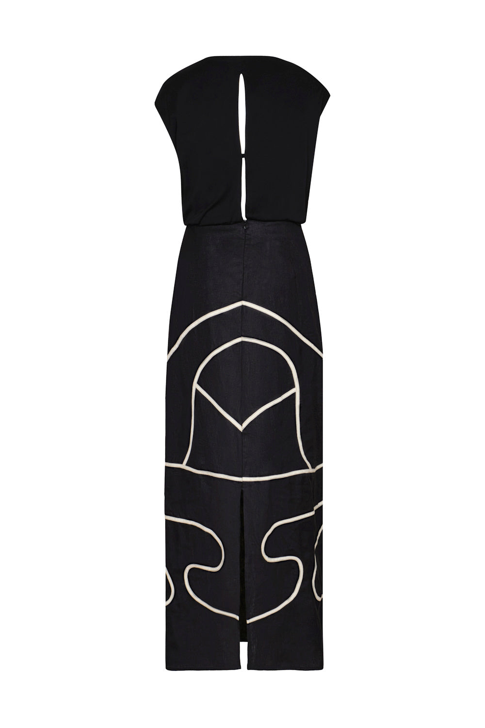 Vestido amaranta negro