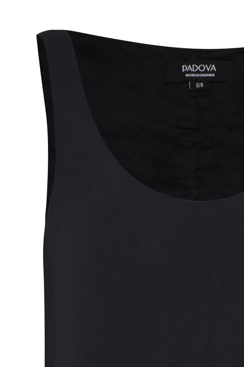Vestido hojarasca negro