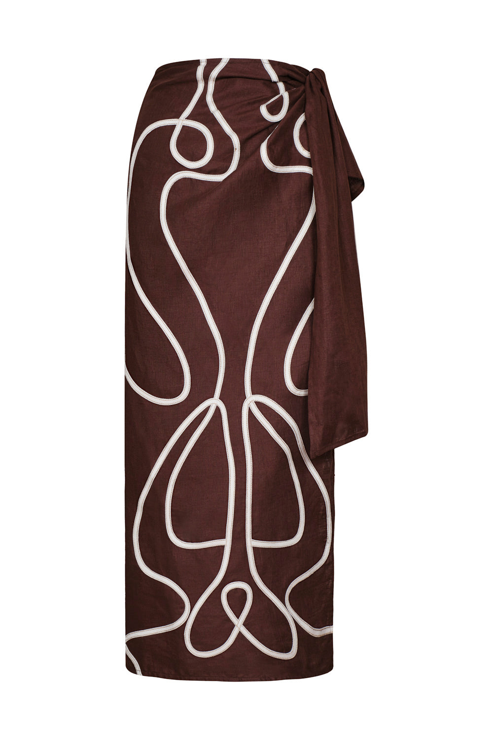Falda praga brown