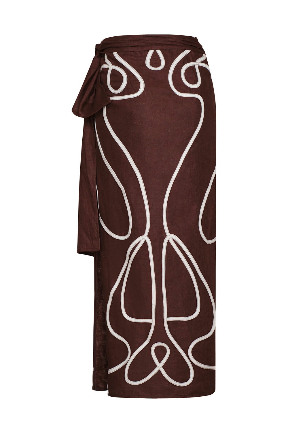 Falda praga brown