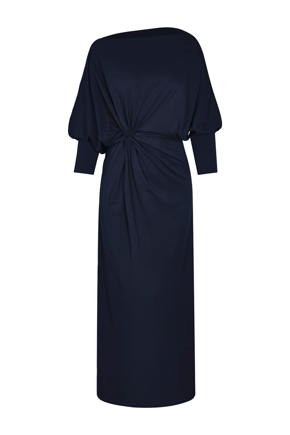 Vestido monte fuji azul navy