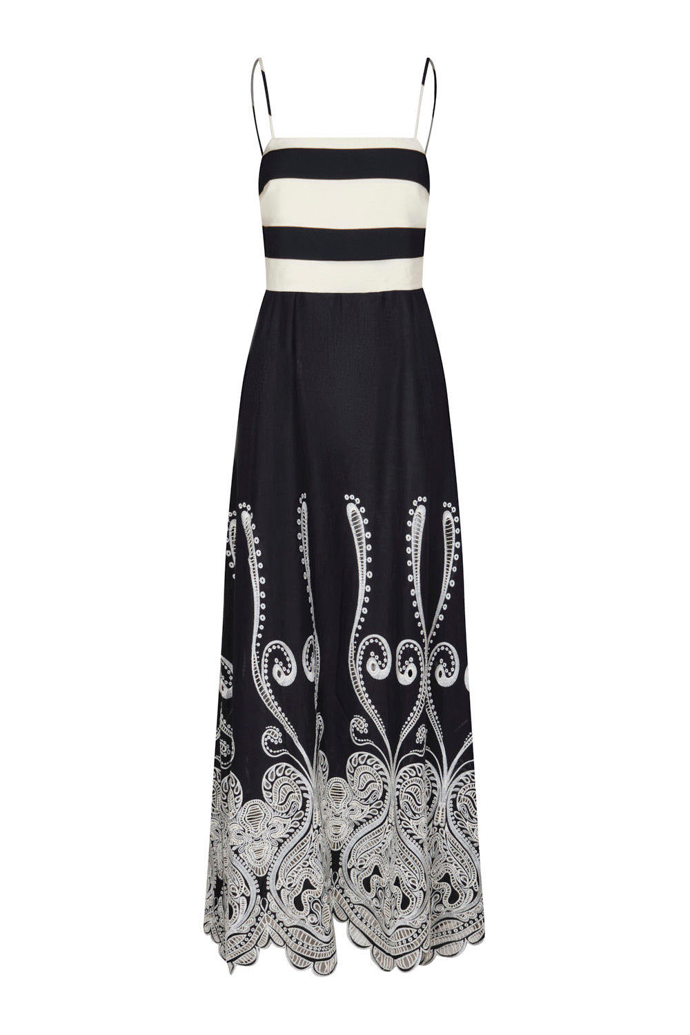 Vestido Avellana ivory negro