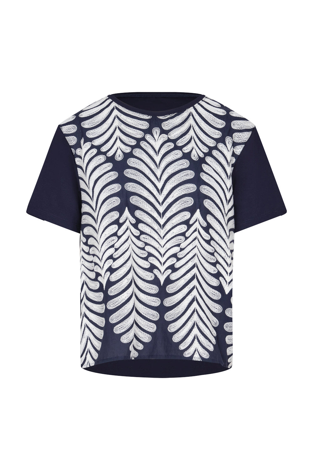 Camiseta louerdes epifanía ivory navy