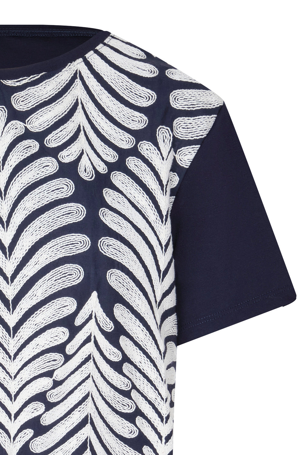 Camiseta louerdes epifanía ivory navy