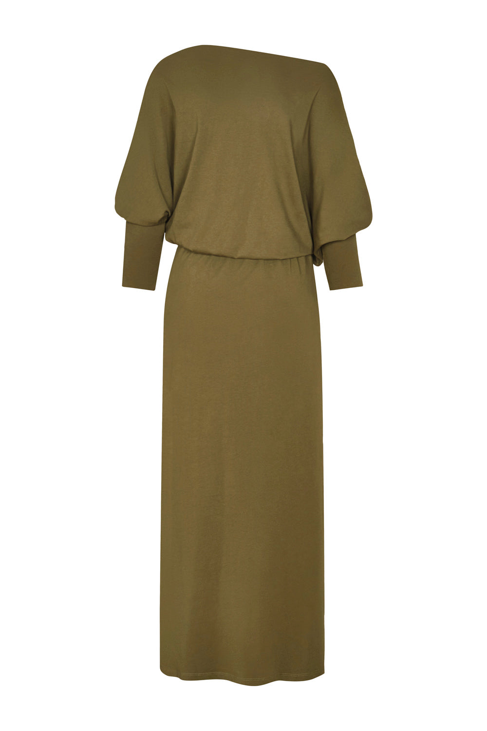 Vestido monte fuji verde oliva