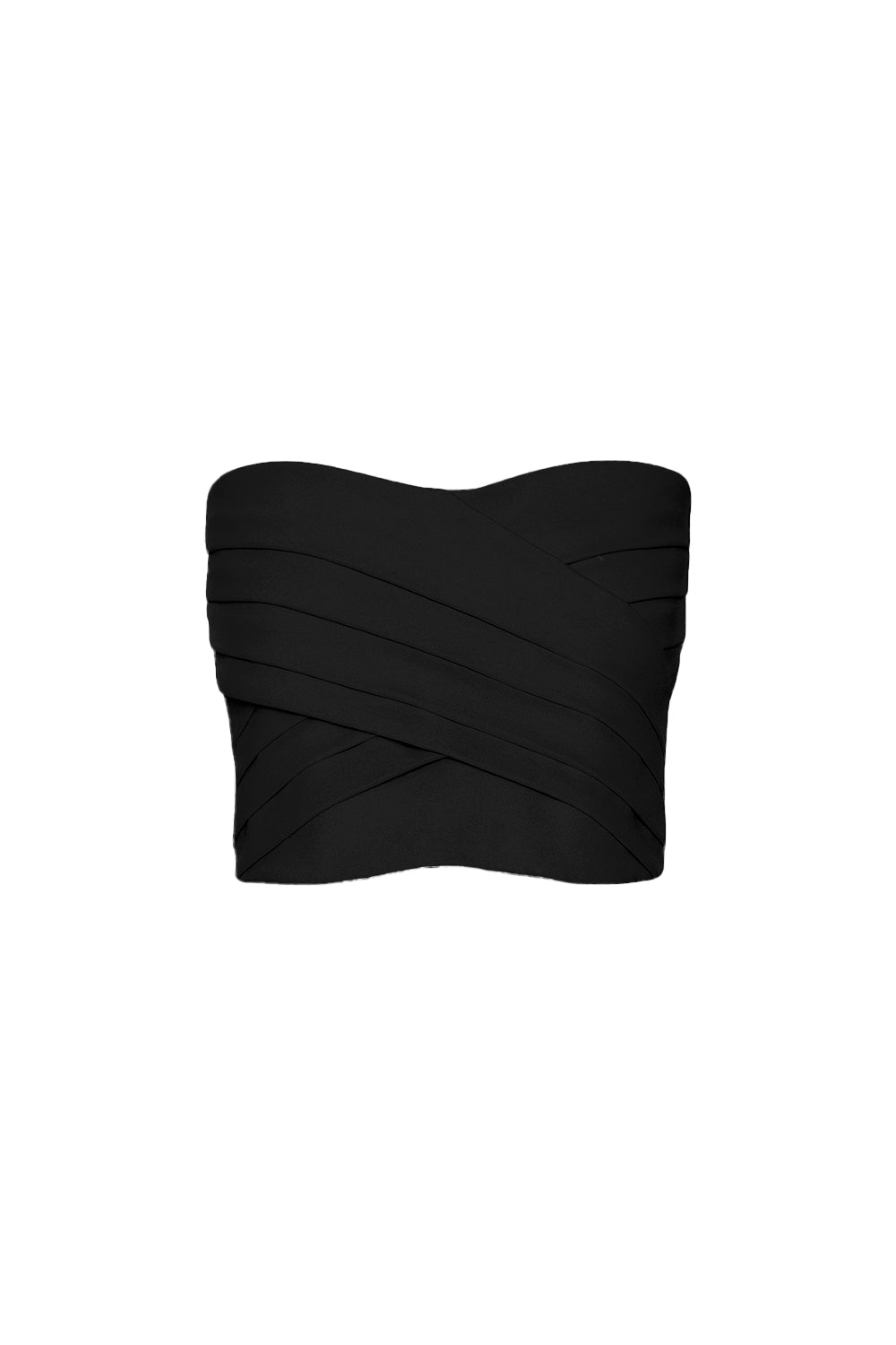 crop top esencia de laureles Negro