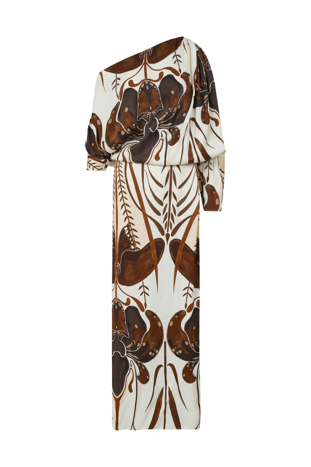 Vestido chengdu ivory coffee