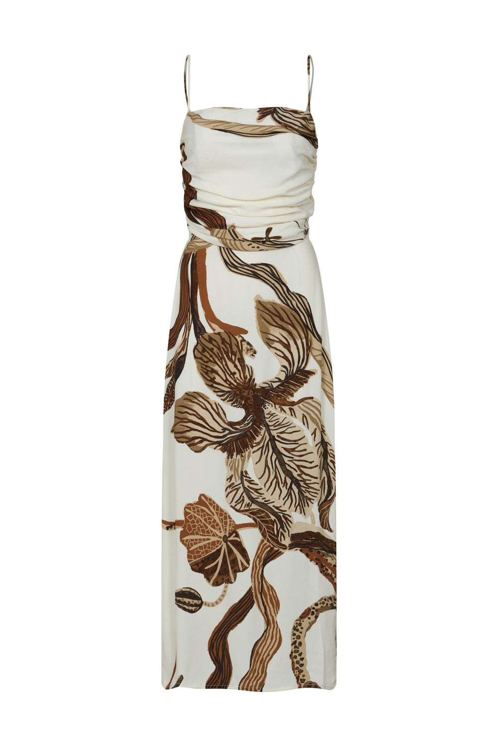 Vestido zafira ivory coffee