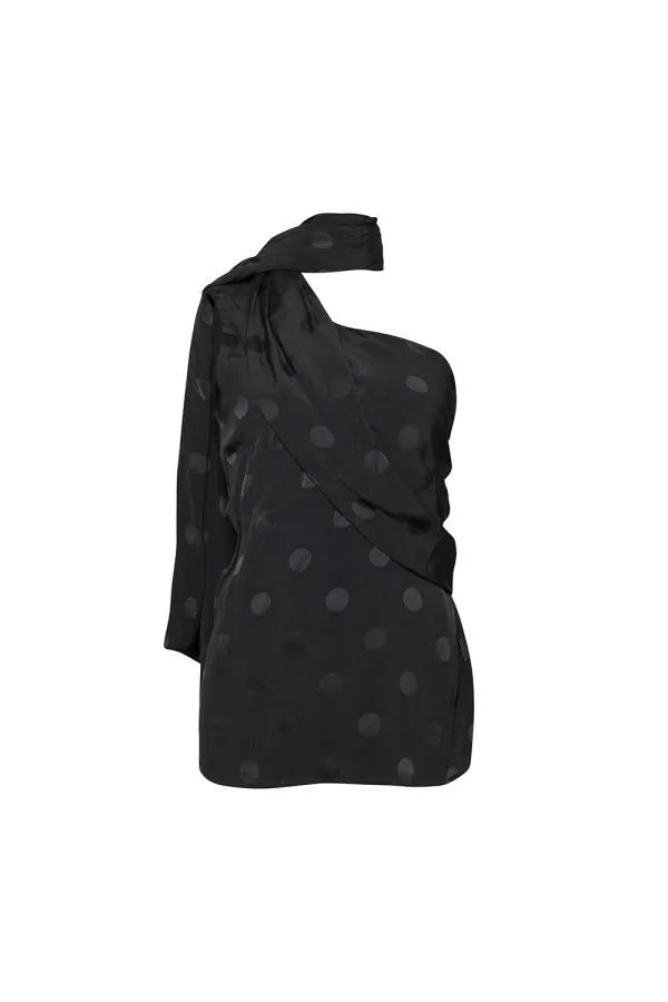 Alma Autumn Blouse Black