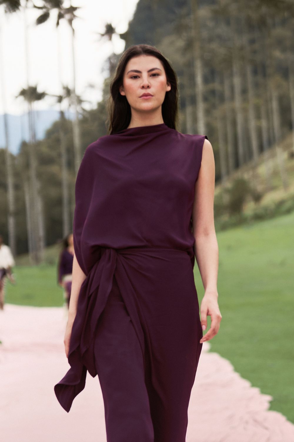 Blusa tibet dark purple