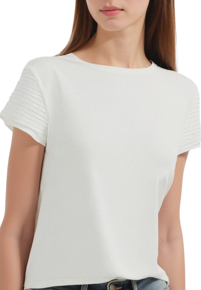 Camiseta Mahalia natural, camiseta mujer