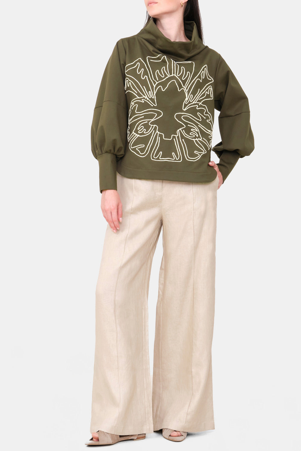 Pantalon cala taupe