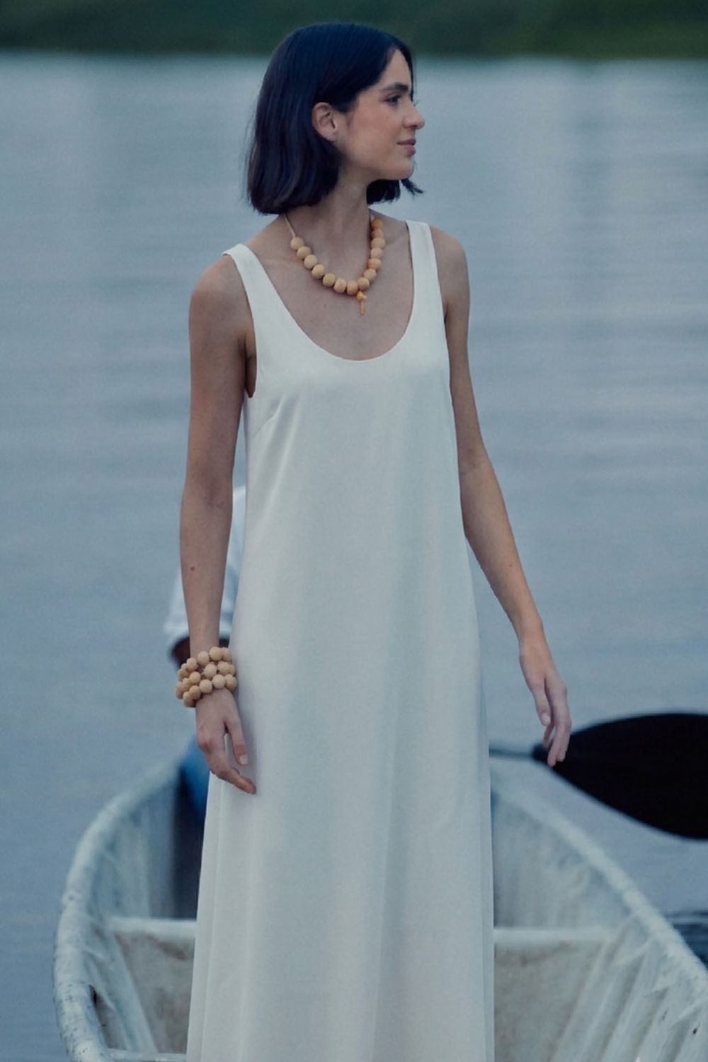 Vestido Hojarasca natural